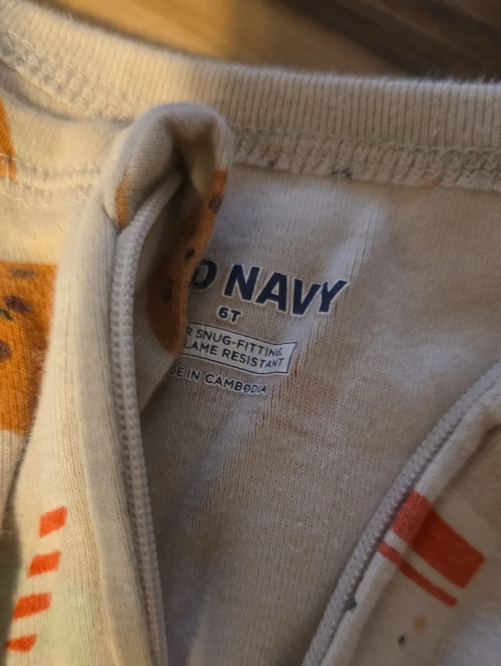 Old Navy Kids 6T Long Sleeve Footie Pajamas Bundle